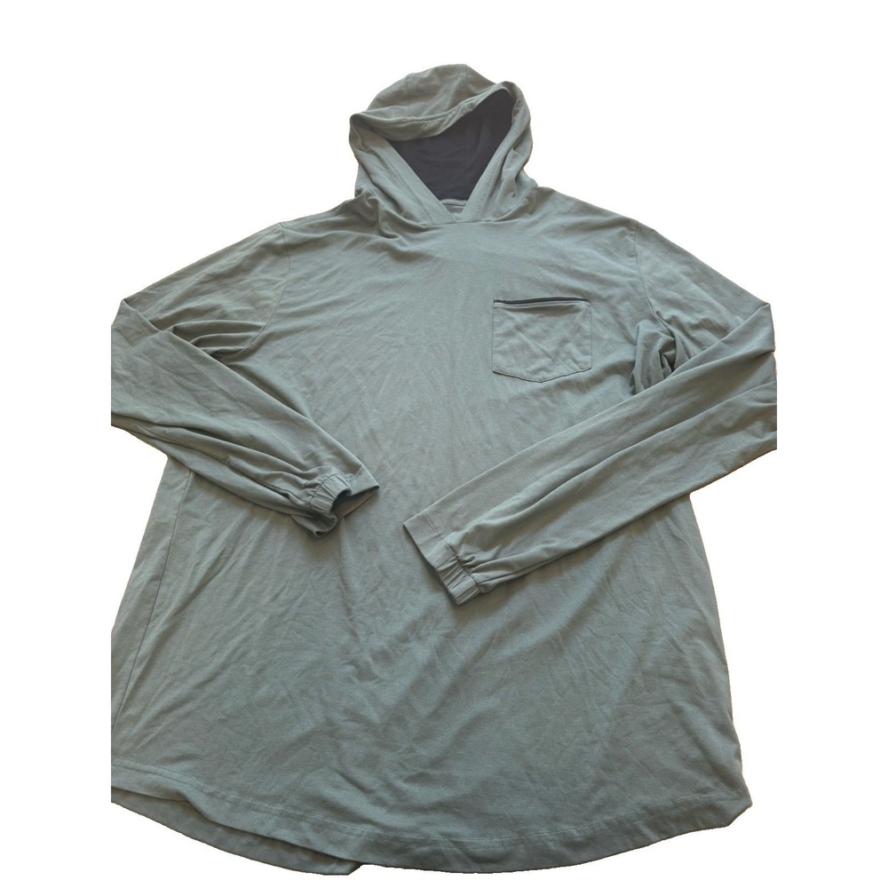 Travis Mathew Green Hoodie Shirt XL Long Sleeve Lightweight